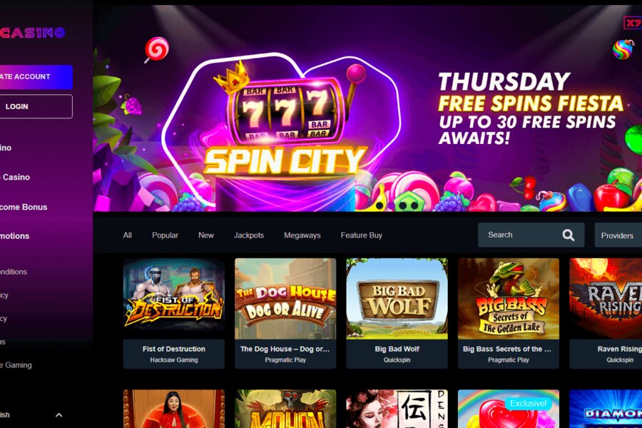 X7 Casino : Votre guide du Bonus sans dépôt